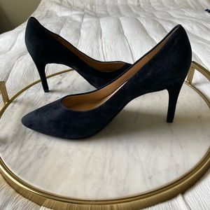 Antonio Melani Black Suede Pumps